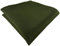 TigerTie Satin Einstecktuch in olivegrün einfarbig Uni - Tuch Polyester - Größe 26 x 26 cm