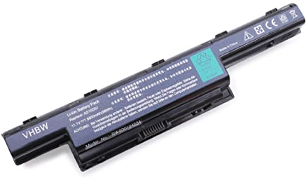 vhbw Li-Ion batería 8800mAh (11.1V) para Notebook Packard Bell EasyNote TK85, TM81, TM82, TM83, TM85 y AS10D31, BT.00603.11, LC.BTP00.127.