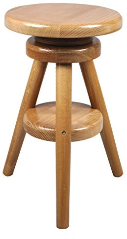 Magnetic Mobel Tabouret à vis Solide Petit déjeuner Cuisine Nouveau hêtre (aulne)