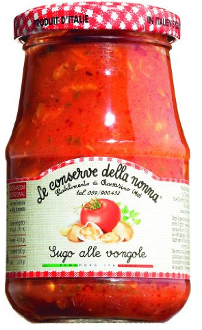 Le Conserve della Nonna Sugo alle Vongole, mit Venusmuscheln 212 ml.