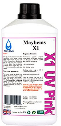 Mayhems Kühlflüssigkeit X1 UV Pink, vorgemischt, 1 l