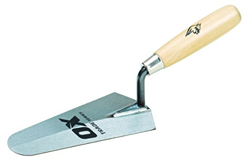 OX Trade Gauging Trowel - Wooden Handle 7 / 180mm