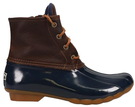 Sperry Women's Saltwater Boots, Tan/Navy, 7.5