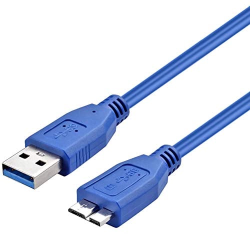 ULTRICS USB 3.0 Micro B Kabel 1M – Hochgeschwindigkeits Datenkabel für Externe Festplatten, kompatibel mit WD My Passport, Seagate Expansion, Toshiba Canvio, LaCie Rugged, Samsung S5, Note 3