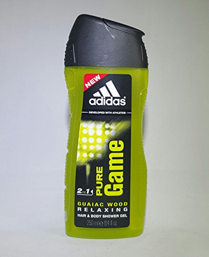 3 x Adidas on 2 en 1 Pure Game – Cheveux & Gel Douche – 250 ml