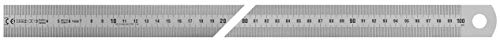 Vogel Germany Stahlmaßstab (Typ A, Messlänge 1000 mm, Querschnitt 30 mm x 1,0 mm, rostfreier Federbandstahl, Ablesung links nach rechts) 1018010100