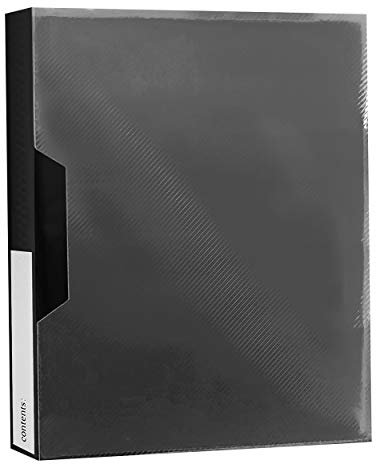 Pioneer Photo Albums CF-2 Fotoalbum, 72 Taschen, Polycover, platzsparend, Schwarz