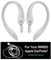 EARBUDi 5 Earbud Clips | Soft Adjustable Rubber Ear Loops Keep Oval Apple EarPods in Place During Activity | For iPhone Models 5, 5c, 5s, 6, 6 Plus, 6s, 6s Plus, SE, 7, 7 Plus