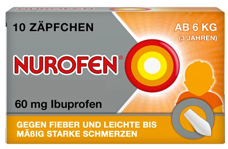 NUROFEN Junior 60 mg Zäpfchen 10 St