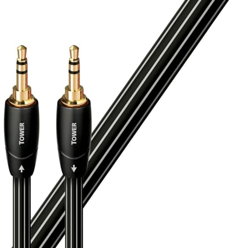 AudioQuest 1.5m Tower 3.5mm cable de audio 1,5 m 3,5mm Negro - Cables de audio (3,5mm, 3,5mm, Cobre, 1,5 m, Negro)
