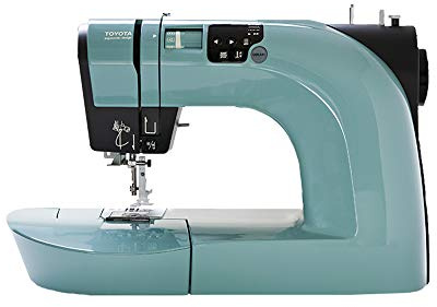 Toyota Oekaki50G Kreativ Freiarm Nähmaschine Oekaki mit 50 Programmen und Freihandstickfunktion, grün