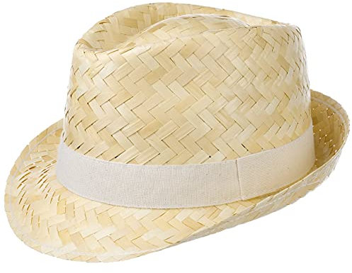 Valencia Straw Trilby straw hats trilby (55 cm - nature)