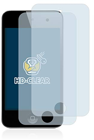 BROTECT (2 Stück Schutzfolie für Apple iPod Touch (4. Gen.) Displayschutz Folie Ultra-Klar