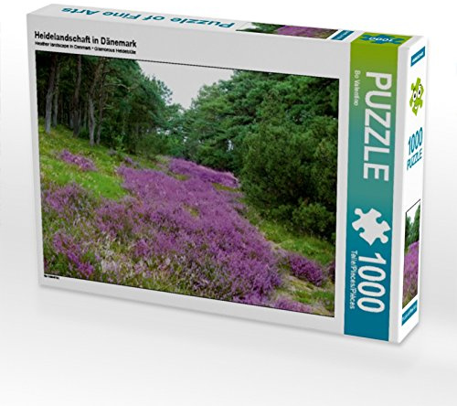 CALVENDO Puzzle Heidelandschaft in Dänemark | 1000 Teile Lege-Größe 64 x 48 cm Foto-Puzzle für glückliche Stunden