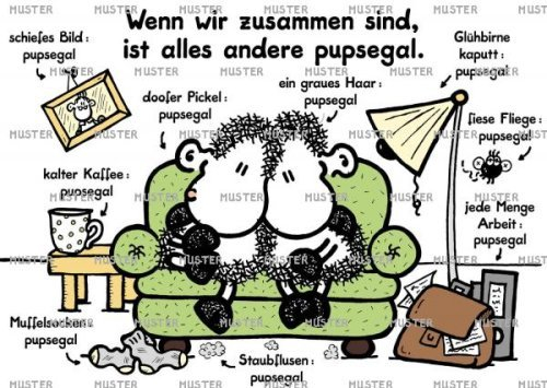 31 – Liebeskarte – Pupsegal - Postkarte von Sheepworld