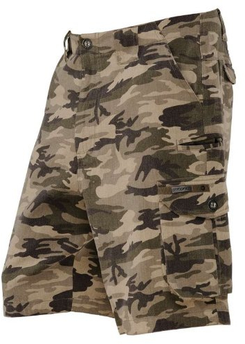 DYE Kurze Hose Cargo Shorts, Vintage Camo,Gr. 32, 87411732