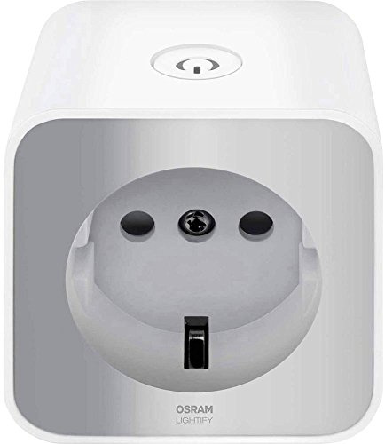 OSRAM LIGHTIFY Plug/Schaltbare Steckdose als Schnittstelle für die Erweiterung des LIGHTIFY-Systems durch Einbindung herkömmlicher Leuchtmittel/Kompatibel mit Alexa