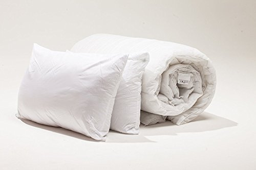 SleepyNights UNBEATABLE VALUE NON ALLERGENIC POLYPROPYLENE BUNDLE - 12.0 TOG DUVET/QUILT WITH 2 PILLOWS : SINGLE