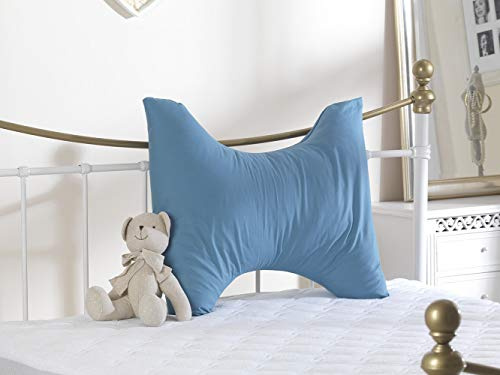 Lancashire Textiles Butterfly Pillow (Aqua, Pillow With Case)