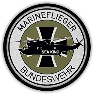 Copytec Patch Marineflieger BW Sea King Heer BW Abzeichen Heli Aufnäher #18179