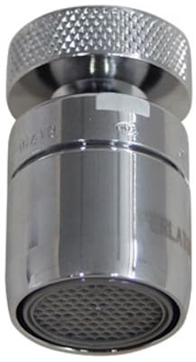 Schläfer 1050011 - Strahlregler M22 / M24 aus Messing mit Gelenk Antikalk Wasserhahn Einsatz drehbar für Waschtisch, Waschbecken, Bidet, kompatibel mit Neoperl Perlator Honeycomb. ink Reduzierstück