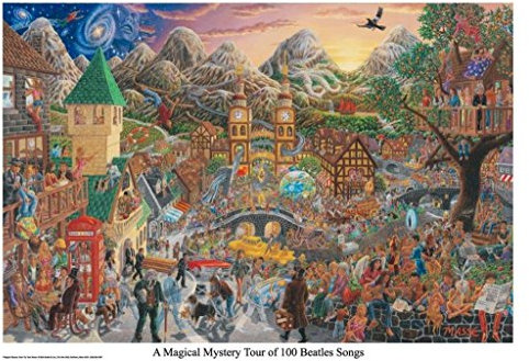 TOM Masse Magical Mystery Tour von 100 Beatles Songs Musik Maxi-Poster Druck – 56 x 81 cm