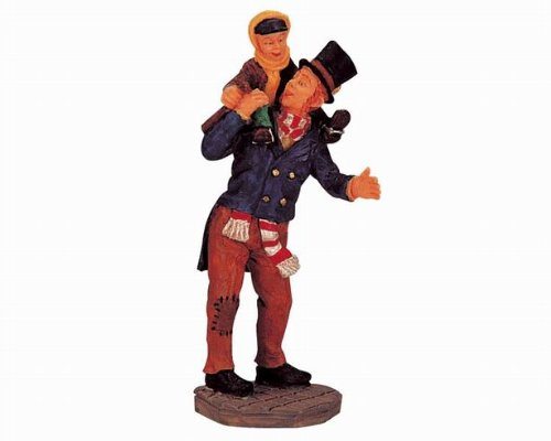 LEMAX - Bob Cratchit And Tiny Tim 02403 Figur Weihnachtsdorf Winterdorf