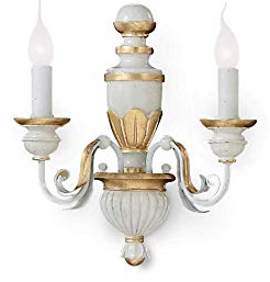 Wandleuchte Weiss Antico Ideal Lux FIRENZE AP2