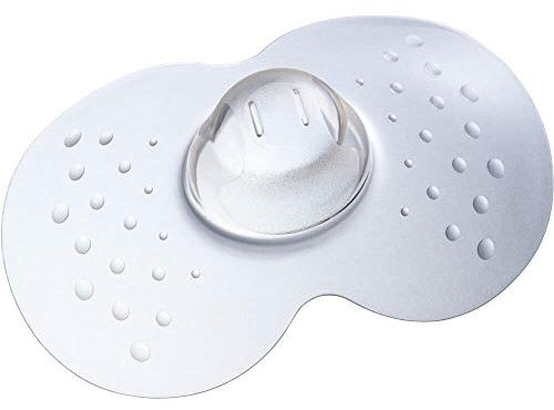MAM Bouts de sein – Silicone – Lot de 2 bouts de sein, spécial allaitement, doux comme la peau – Taille M, 23 mm