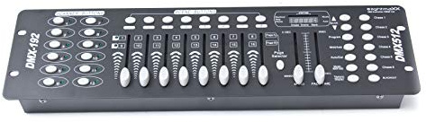 LightmaXX FORGE 192 DMX Controller, 192 DMX Kanäle, 12 Fix, 6 Chaser, 240 Szenen, Rackeinbau möglich, 19 Zoll Bauart, Englische Benutzeroberfläche, inklusive Anschlusskabel und Bedienungsanleitung