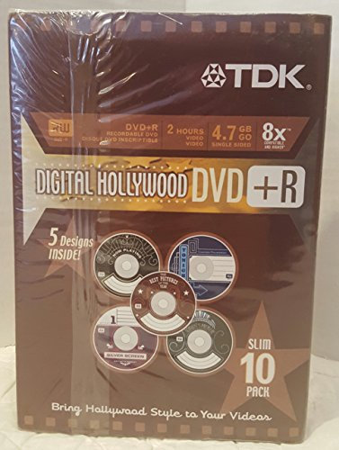 DVD+R Hollywood-Film-Theater-Design, 2,4 x 8 x