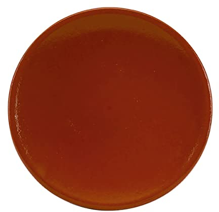 Raimundo Sánchez Plato De Barro De 22 Cm, Miel