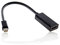YUNCABLE Port de Thunderbolt de couleur noir à câble adaptateur HDMI femelle avec Audio vidéo pour Apple MacBook 2011 2012 2013
