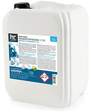 Höfer Chemie 10 L Wasserstoffperoxid 11,9% H2O2 - technische Qualität - im 10 L Kanister