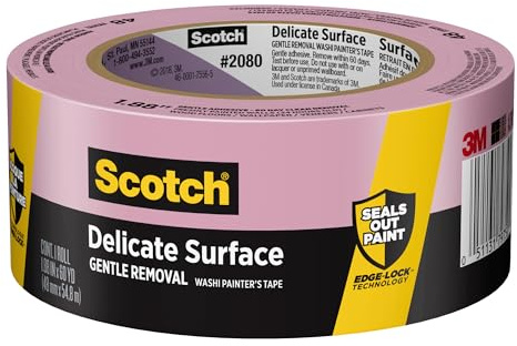 3M 2080 Scotch Delicate Surface Painter's Tape: 1.88 in x 60 yds. (Lila)