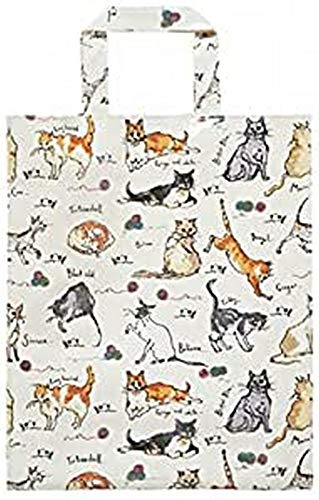 Ulster Weavers PVC Seitenfaltenbeutel, Madeleine Floyd Katzen-Motiv, Größe: M