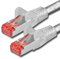1aTTack.de - 1x 15m CAT6 Patchkabel S/FTP PIMF Schirmung CAT.6 RJ45 Netzwerkkabel Ethernetkabel DSL LAN Router Switch Modem Patchfeld - transparent - 1 Stück