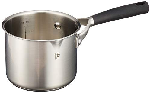 Zwilling J.A. Henckels Japan 40580-140 Polished HI Style Basic Milk Pot 5.5 inches (14 cm), 1.5 L, Stainless Steel, One-Handed Pot, Induction Compatible, Silver