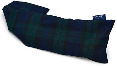Blue Badge Co Wheat Bags Microwavable Heat Pack in Blackwatch Tartan Fabric, Machine Washable Wheat Warmer Bag, Lavender Scented Natural Wheat Grains for Pain Relief Such as Neck and Shoulder