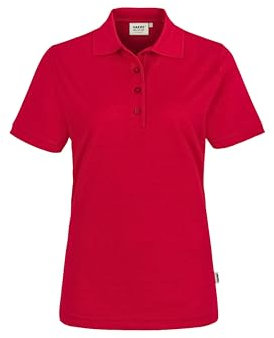 HAKRO Damen Polo-Shirt Performance - 216 - rot - Größe: S