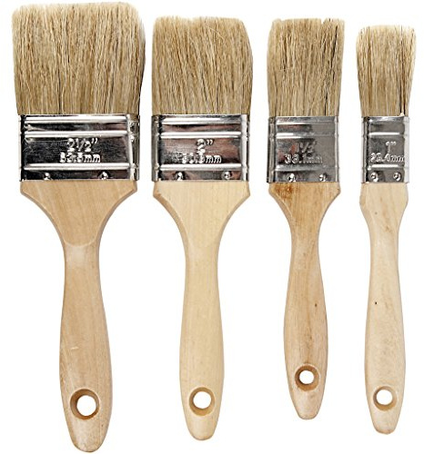 Lackpinsel B: 2,5-6,3 cm 4-fach sortiert