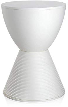 Kartell Prince Aha Sgabello, Bianco Cera, 30 x 30 x 43 cm