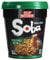 Soba Nissin Cup Noodles– Teriyaki, Wok Style Instant-Nudeln japanischer Art, mit Teriyaki-Sauce und Gemüse, schnell im Becher zubereitet, asiatisch Essen, 90 g