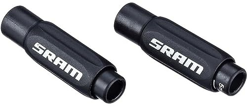 SRAM Indexed Inline Brake Cable Adjuster Pair - Aluminum Rubber-Coated Housing for Precise, On-The-Fly Brake Tuning, Easy Grip, Durable Cycling Upgrade for Enhanced Brake Performance