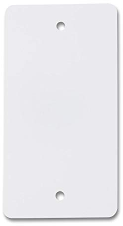 Kunststoff Warenanhänger 65x120mm, Weiße PVC Etiketten 1000 Stück, Robust & Mattiert