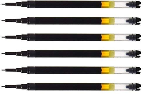 Pilot Refills for Pens V5 RT Black (Pack of 6