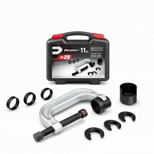Powerbuilt Obere Querlenkerbuchsen Service Werkzeug Set für Ford, GM und Chrysler, Autobuchsen ausbauen und einbauen, 648604
