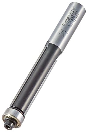 Trend Trade Kugelgelagerter Kantenfräser, 12 mm Schaft, 12.7 mm Schnittdurchmesser, 50 mm Schnittlänge, Hartmetallbestückt, TR28X12MMTC