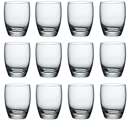 Bormioli Rocco Lot de 12 Verres à Eau à Motif Fleur