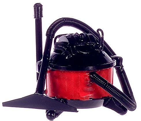 Melody Jane Dolls House Shop Vacuum Cleaner Cylinder Hoover Modern Store Cleaning Accessory